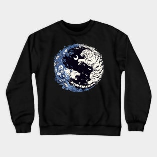 yin yang Crewneck Sweatshirt